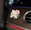 Ultra bling cat key- push star decor - Fashion Car Inc