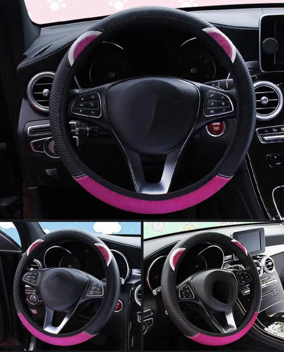 Universal Cartoon Cat Ear Steering Wheel Cover Car Steering Wheel Handle Cover Auto Decoration Car Styling - Fashion Car Inc